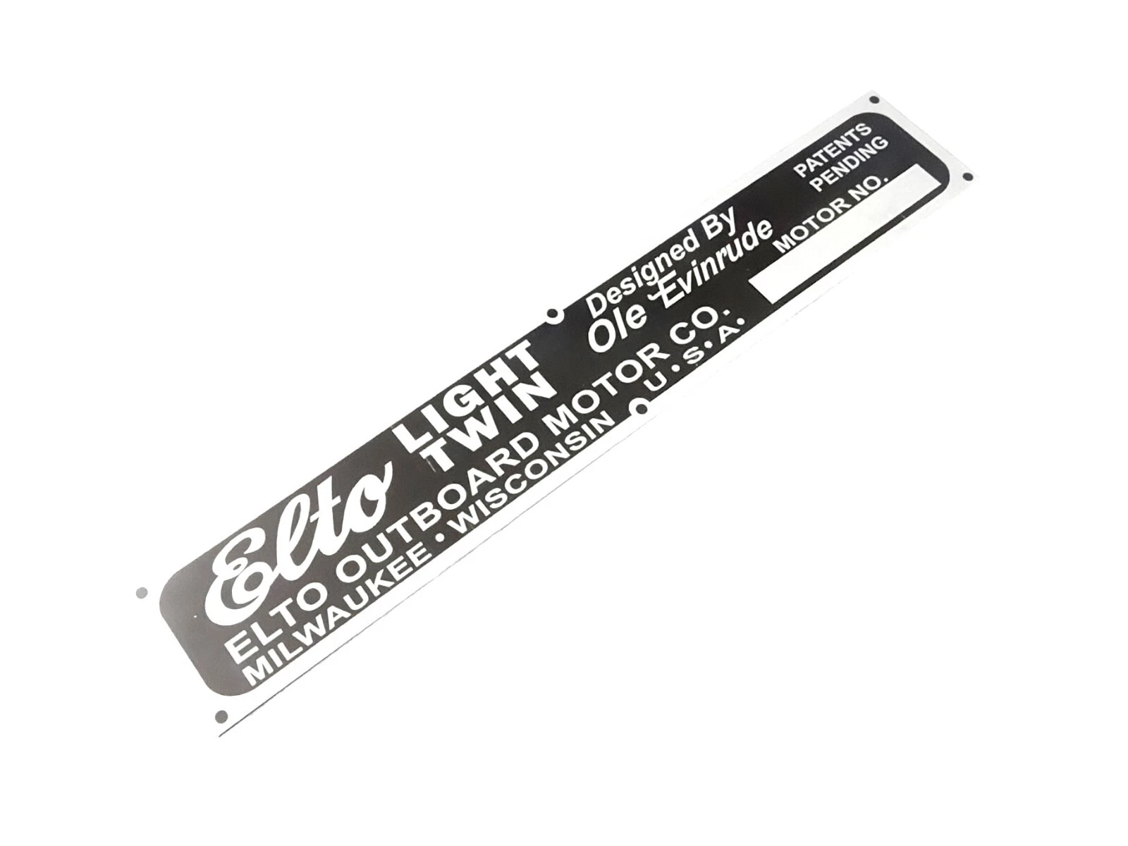 NEW It's free to sell on eBay Not available to Pro sellers Sell one like this Sell something else  Share DATA PLATE FITS TO ELTO RUDDERTWIN OUTBOARD MOTOR #V426-8