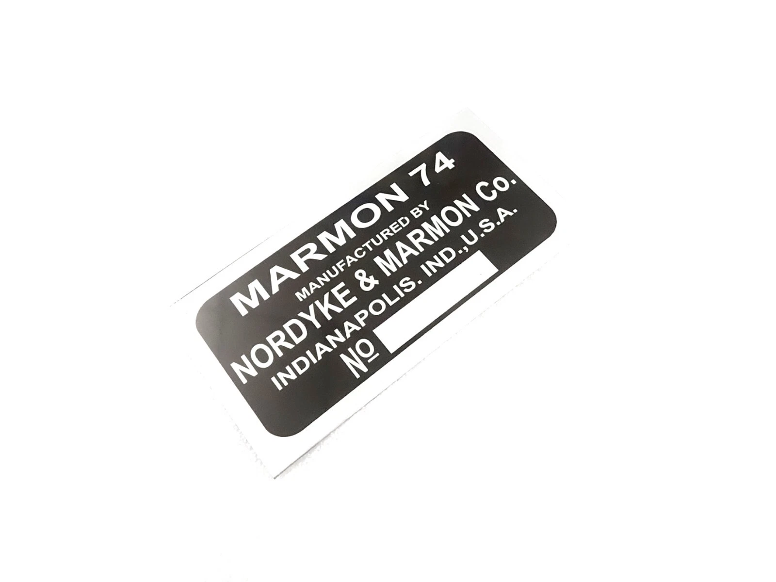 DATA PLATE SET FITS TO VINTAGE CLASSIC MARMON 1926 #V442-8