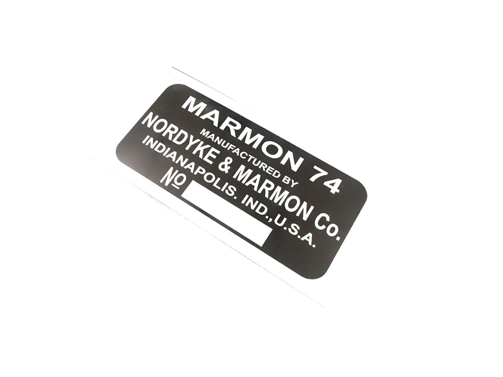 DATA PLATE SET FITS TO VINTAGE CLASSIC MARMON 1926 #V442-8