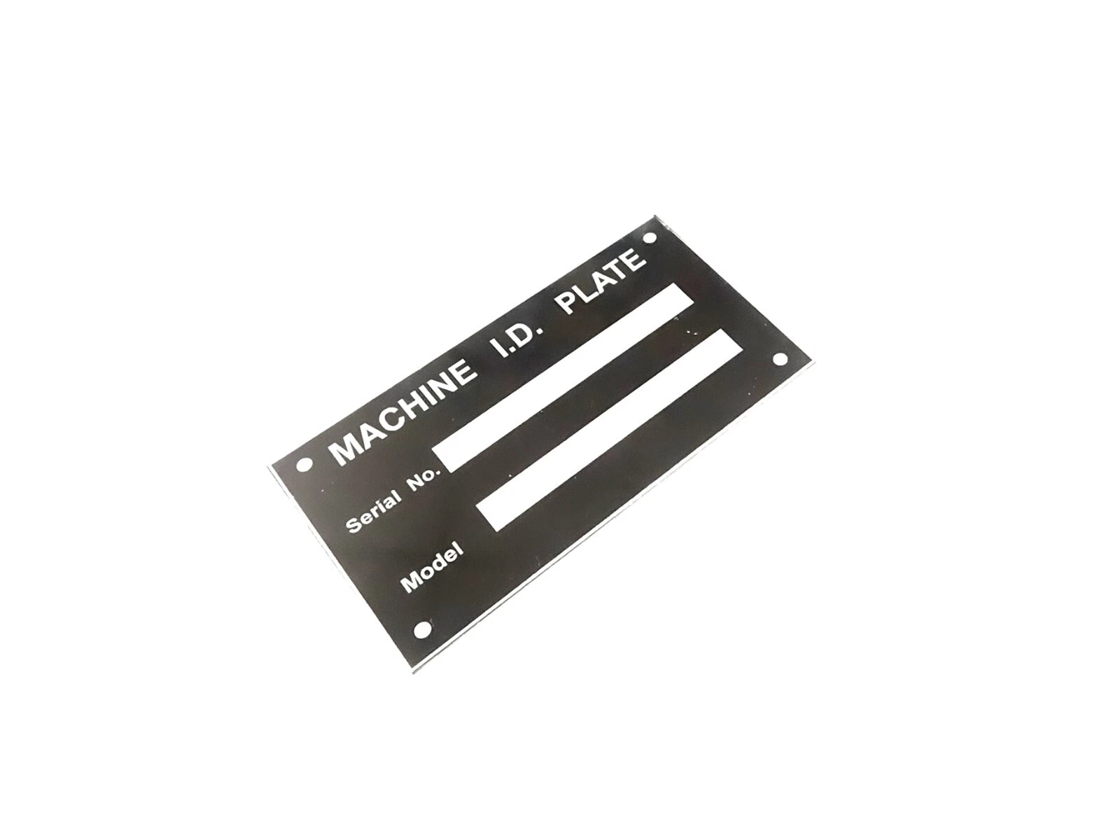 DATA PLATE FITS TO MACHINE EQUIPMENTS LIKE MODEL AND SER NO #V434-8