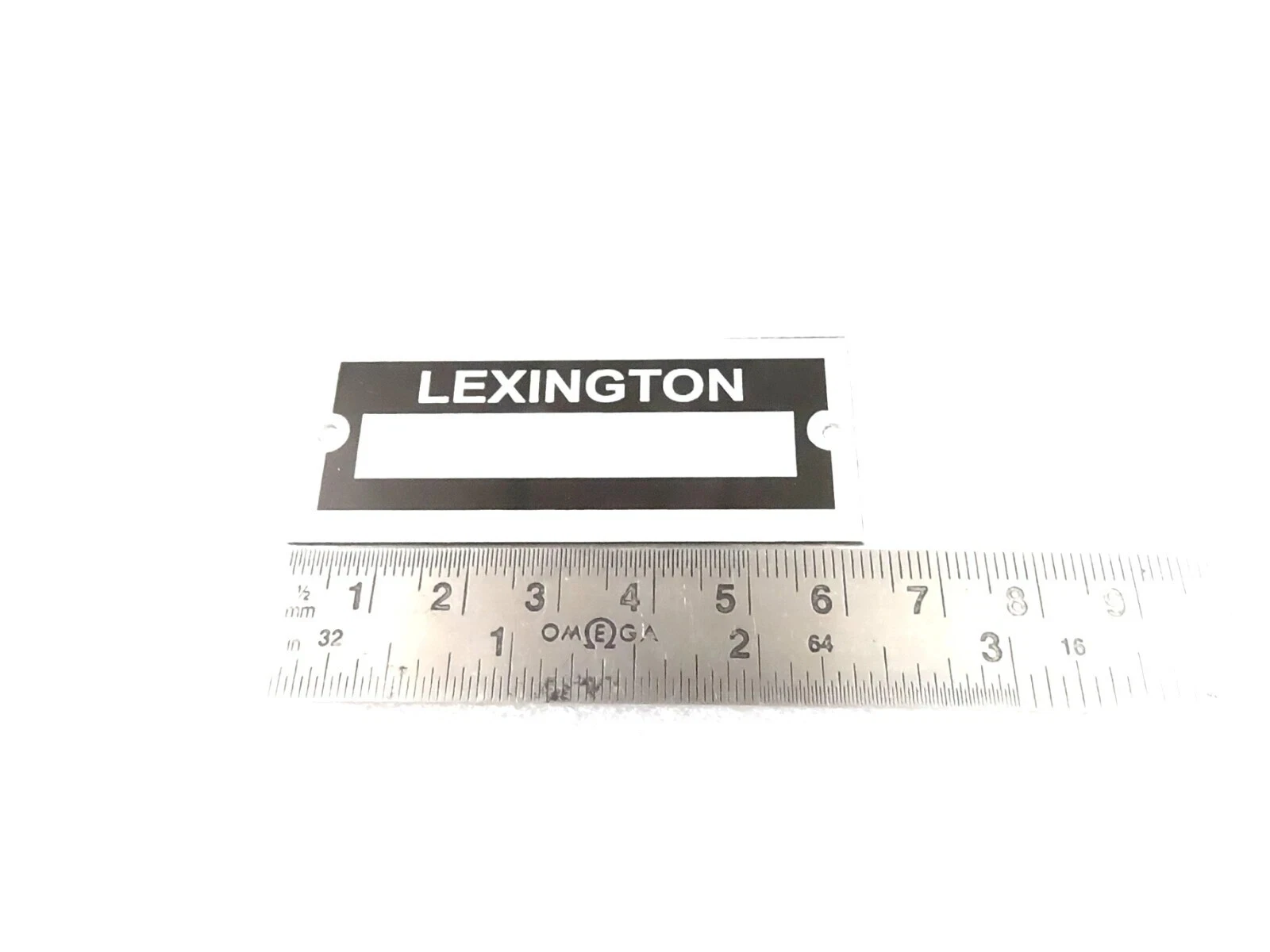 DATA PLATE BLANK FITS TO CLASSIC LEXINGTON #V454-8