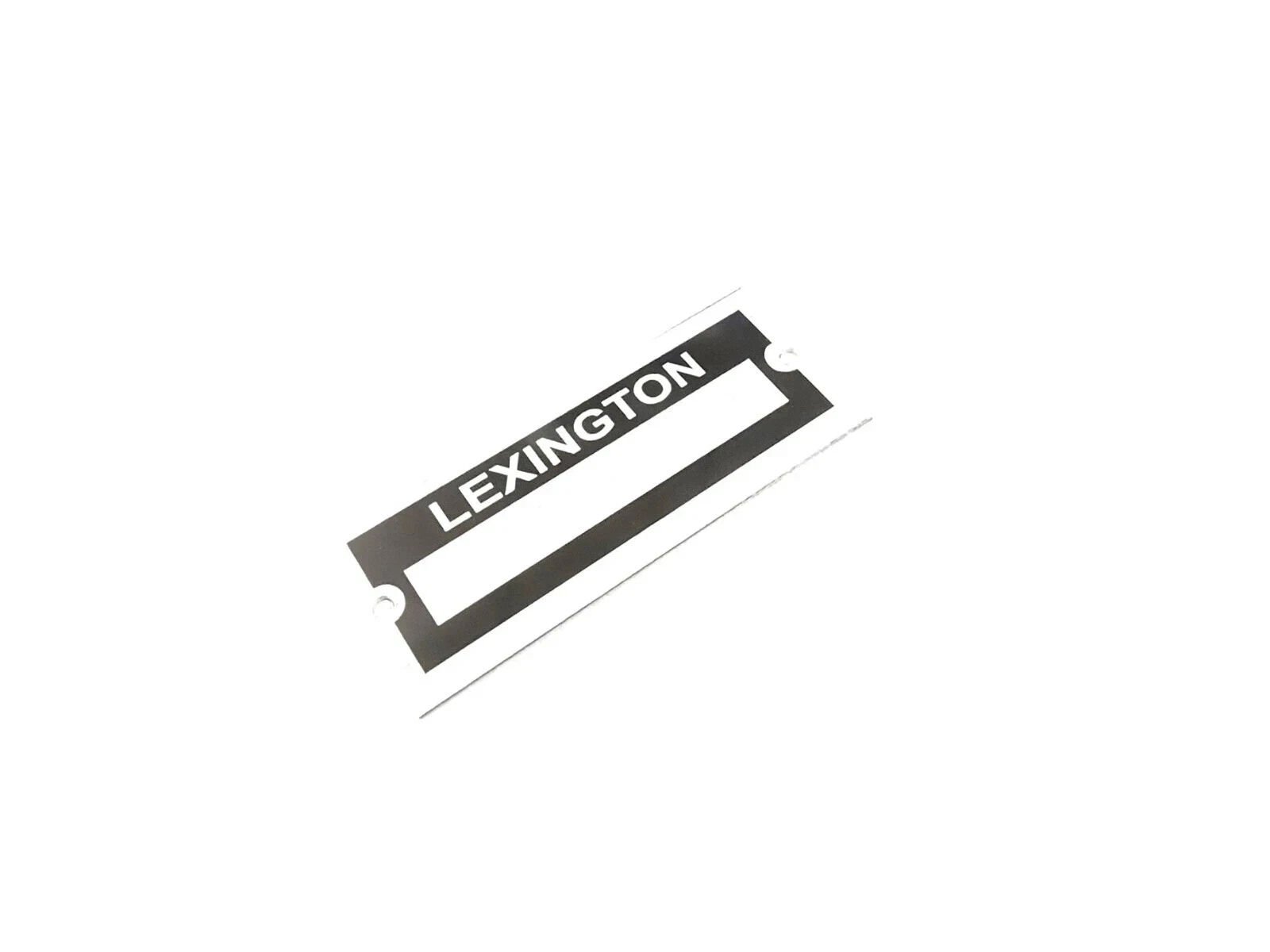 DATA PLATE BLANK FITS TO CLASSIC LEXINGTON #V454-8