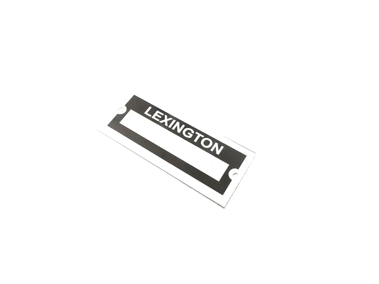 DATA PLATE BLANK FITS TO CLASSIC LEXINGTON #V454-8