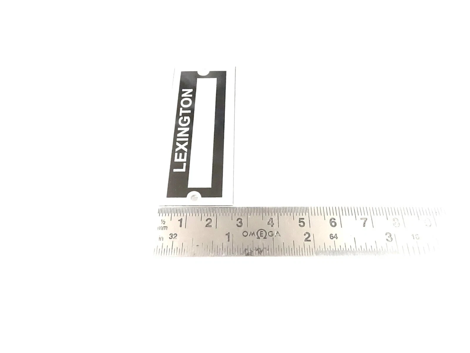 DATA PLATE BLANK FITS TO CLASSIC LEXINGTON #V454-8