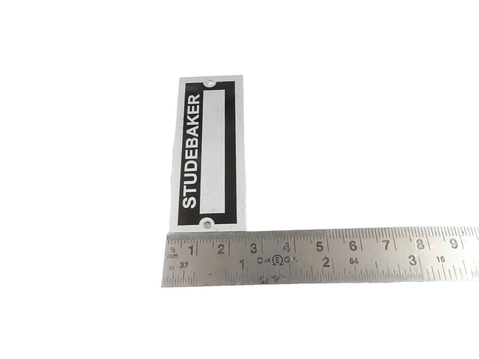 DATA PLATE BLANK FOR VINTAGE CLASSIC STUDEBAKER #V465-8