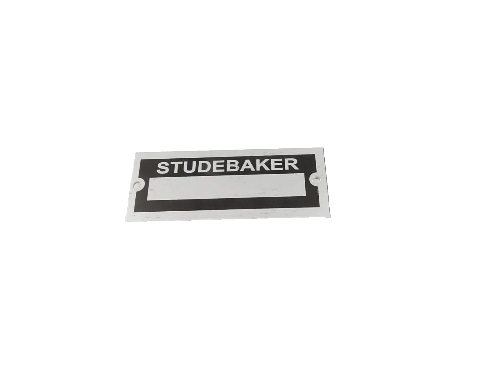 DATA PLATE BLANK FOR VINTAGE CLASSIC STUDEBAKER #V465-8