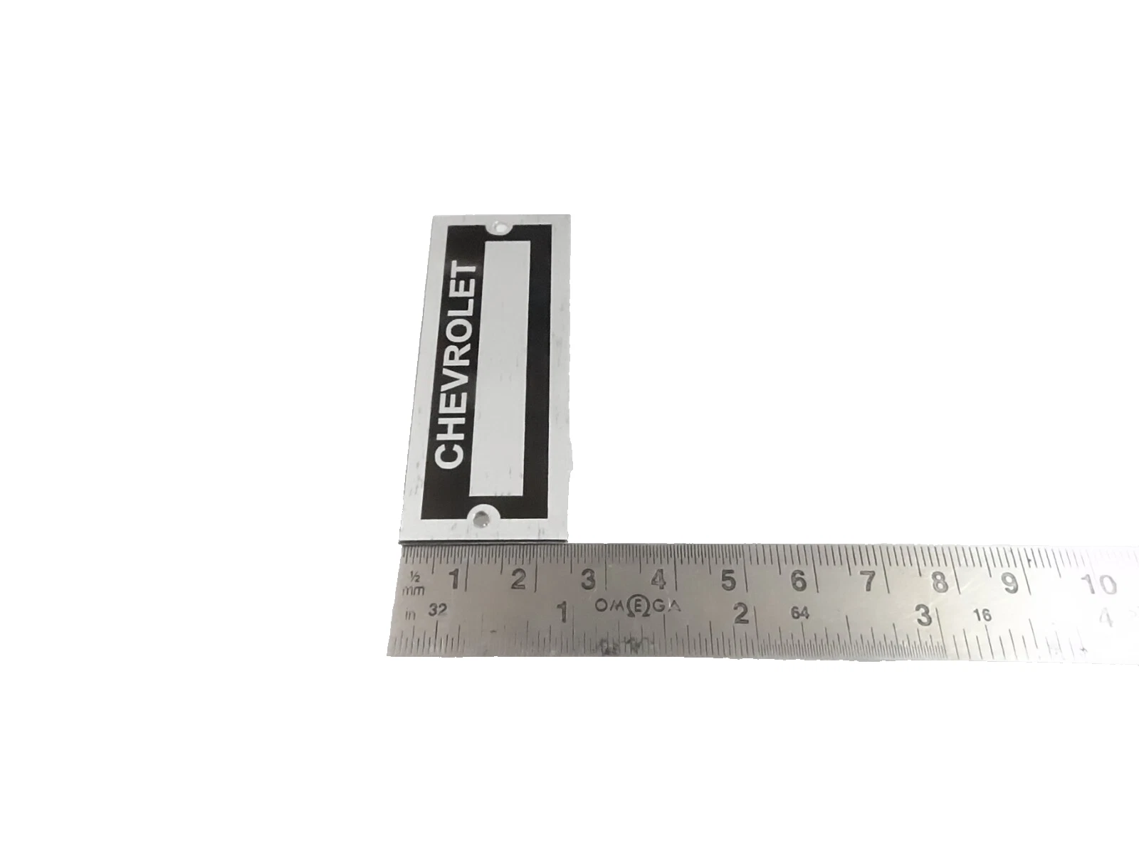DATA PLATE BLANK FOR VINTAGE CLASSIC CHEVROLET #V466-8