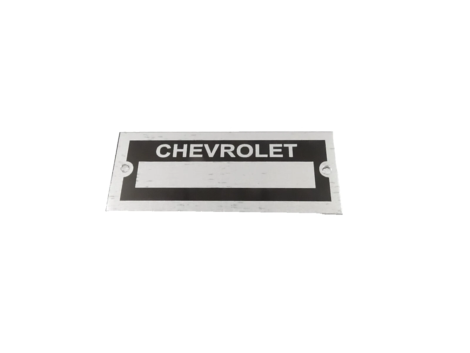 DATA PLATE BLANK FOR VINTAGE CLASSIC CHEVROLET #V466-8