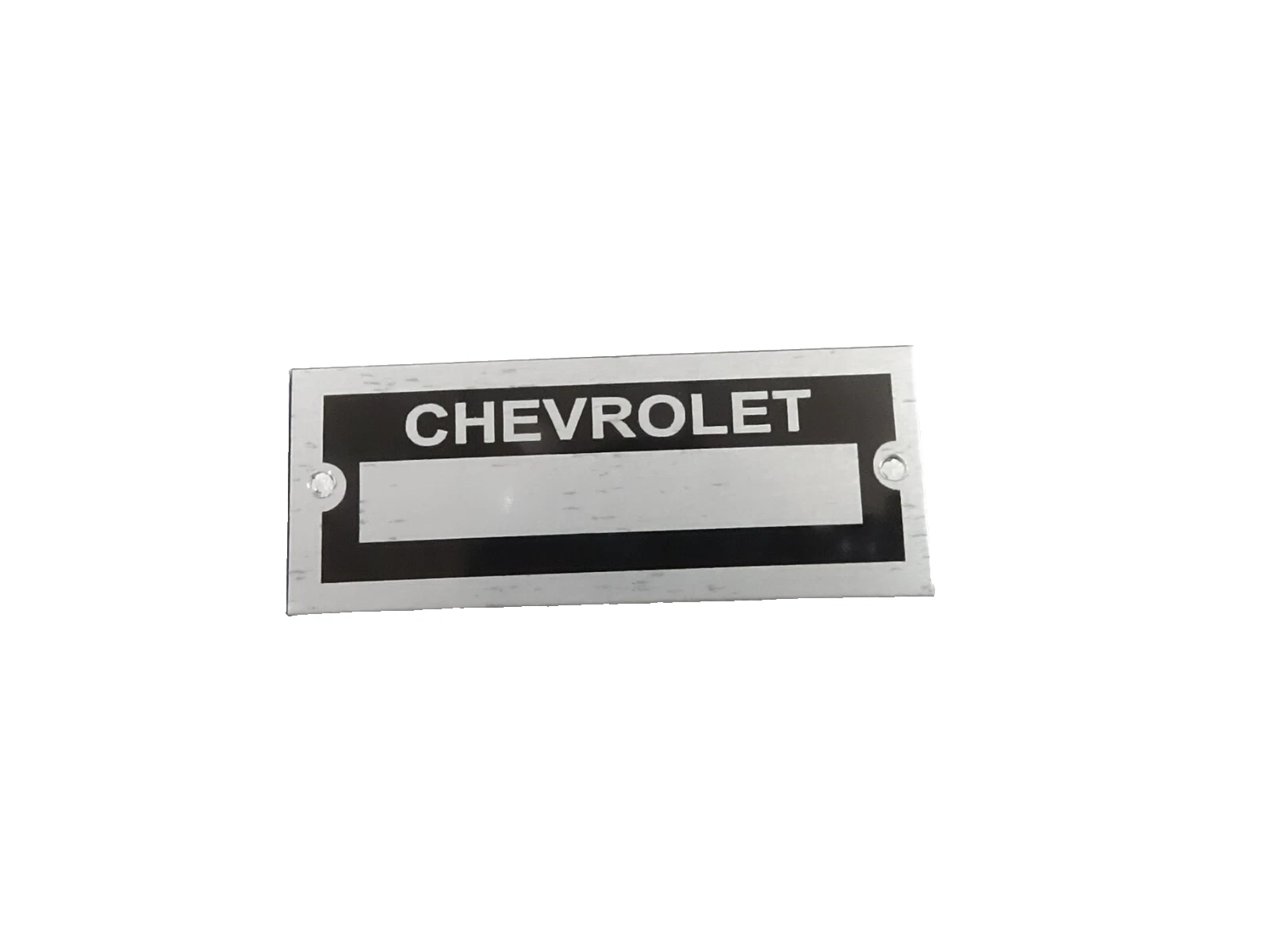 DATA PLATE BLANK FOR VINTAGE CLASSIC CHEVROLET #V466-8