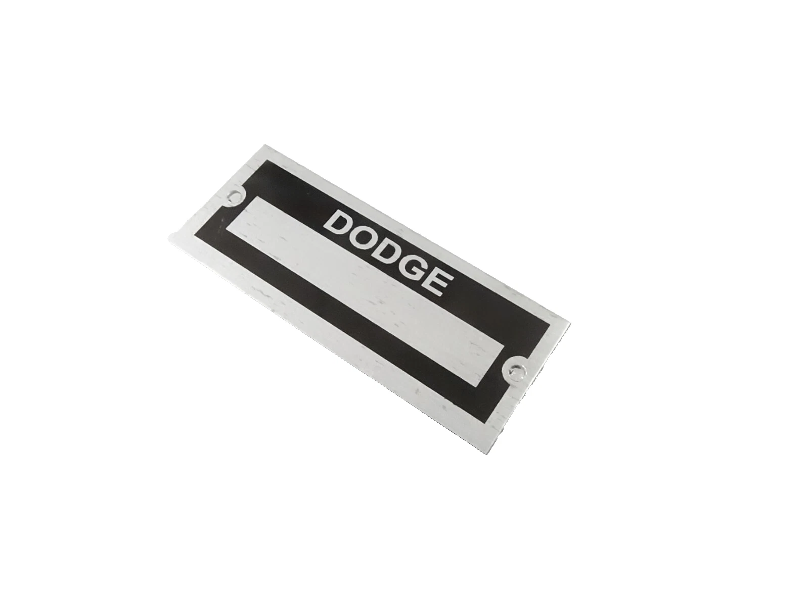 DATA PLATE BLANK FOR VINTAGE CLASSIC DODGE #V464-8