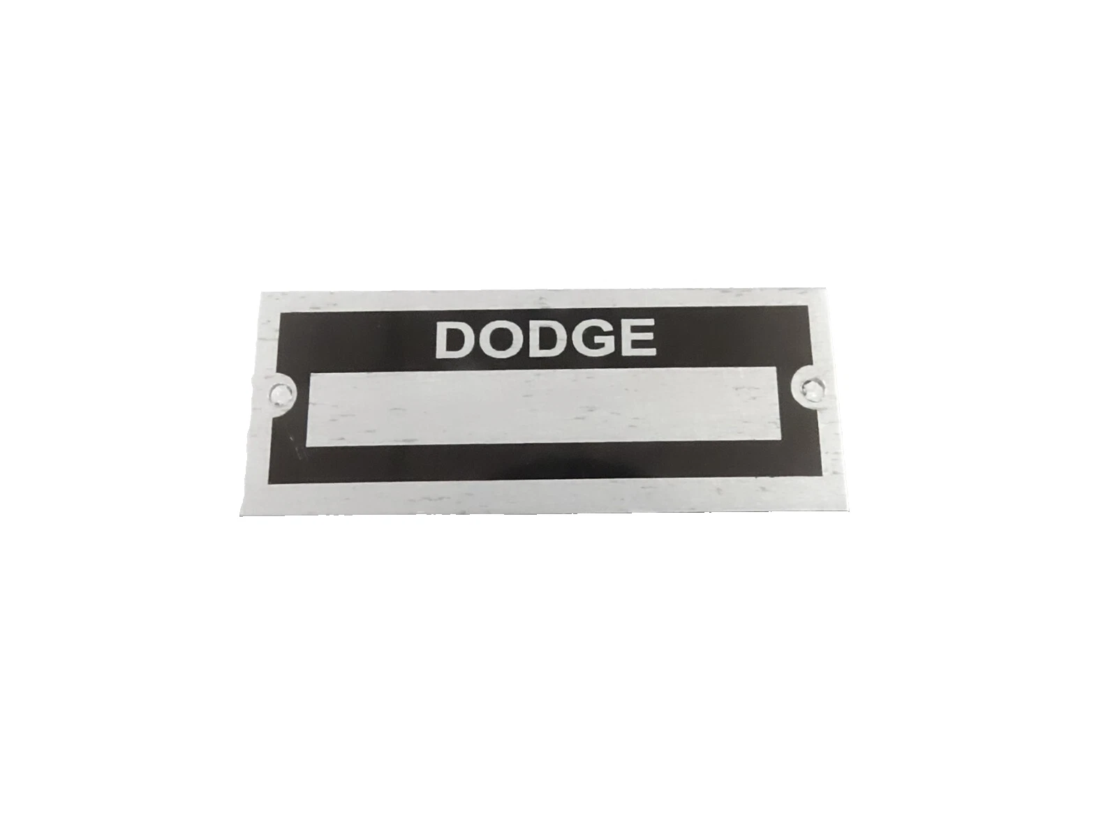 DATA PLATE BLANK FOR VINTAGE CLASSIC DODGE #V464-8