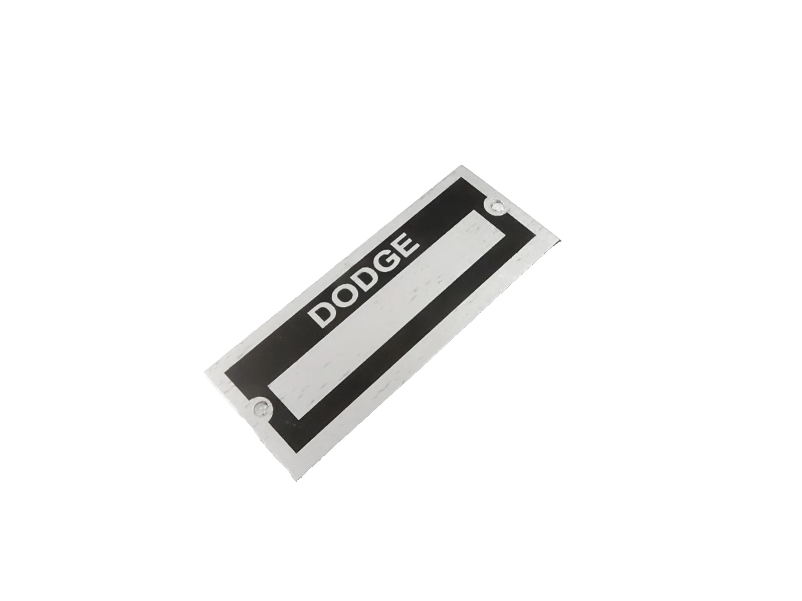 DATA PLATE BLANK FOR VINTAGE CLASSIC DODGE #V464-8