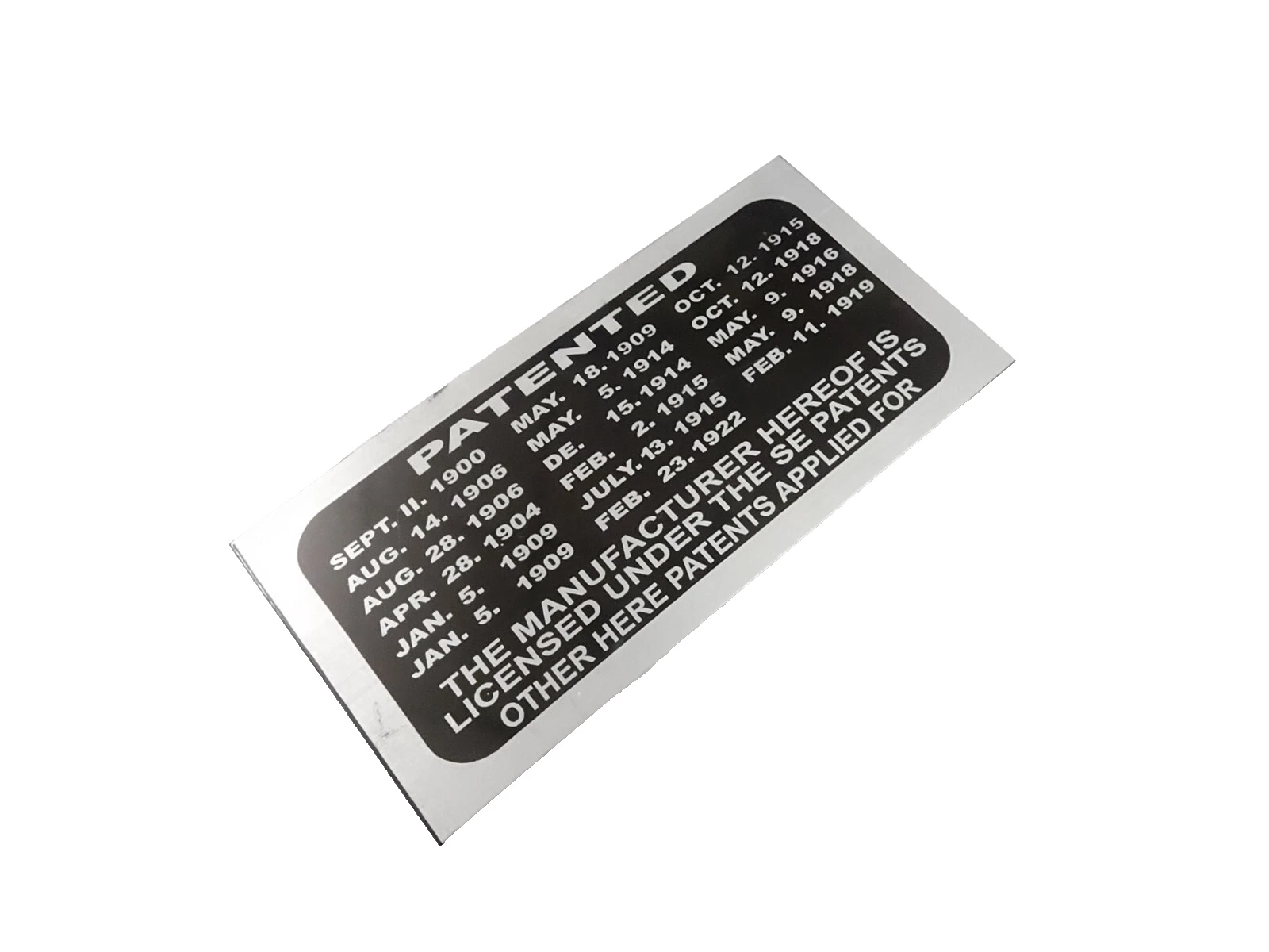 DATA PLATE SET FITS TO VINTAGE CLASSIC MARMON 1926 #V443-8