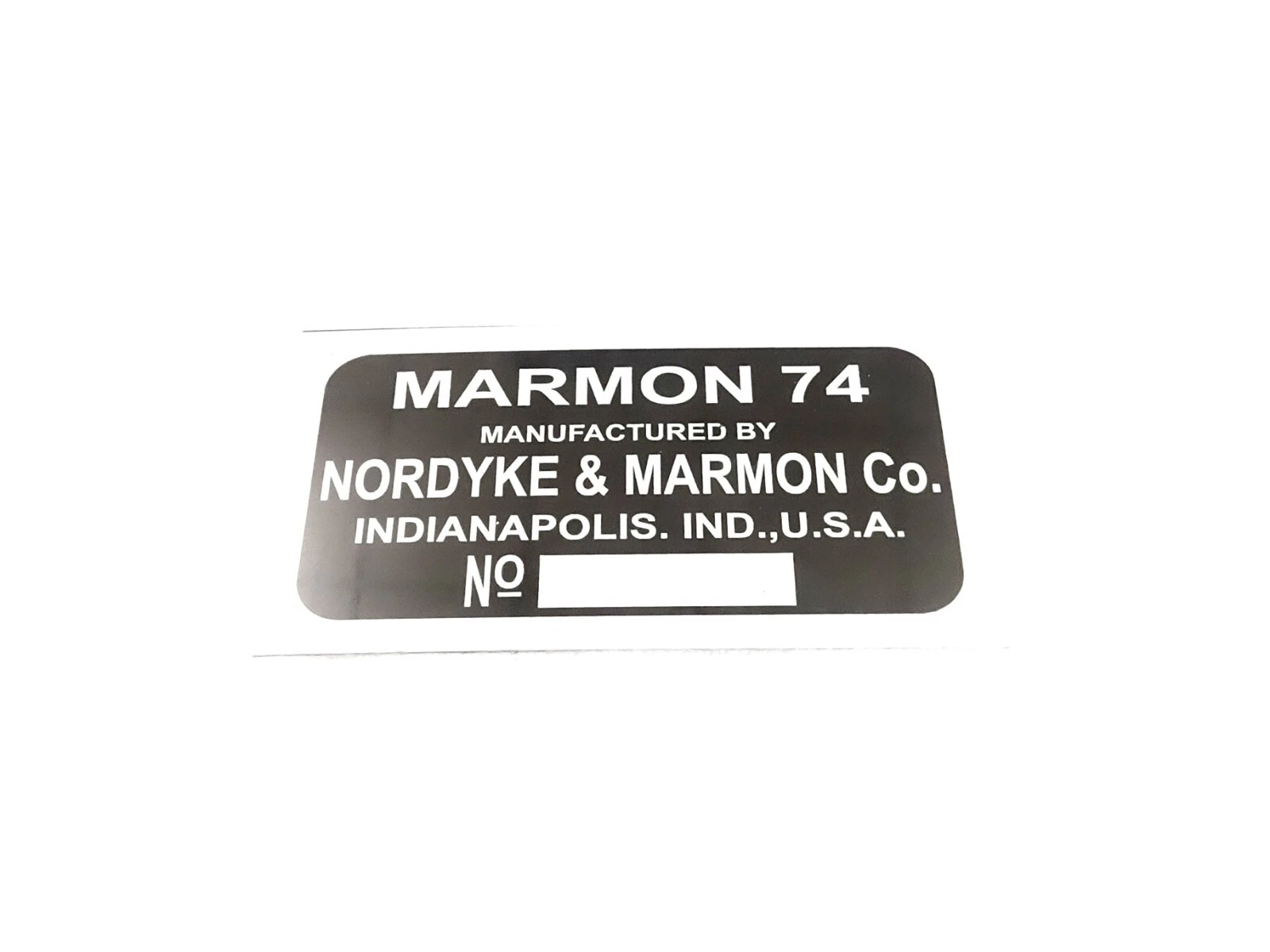 DATA PLATE SET FITS TO VINTAGE CLASSIC MARMON 1926 #V443-8