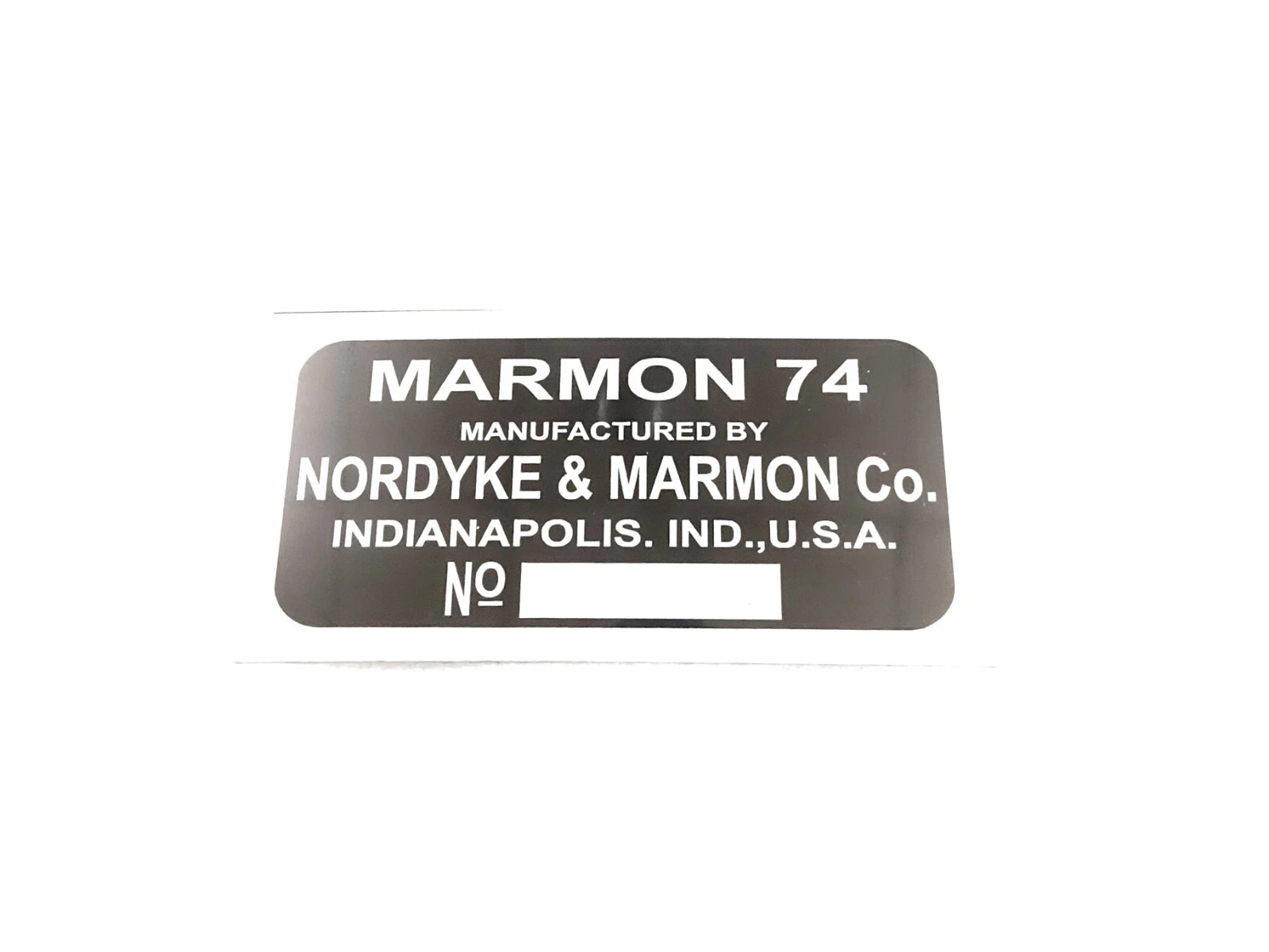 DATA PLATE SET FITS TO VINTAGE CLASSIC MARMON 1926 #V443-8