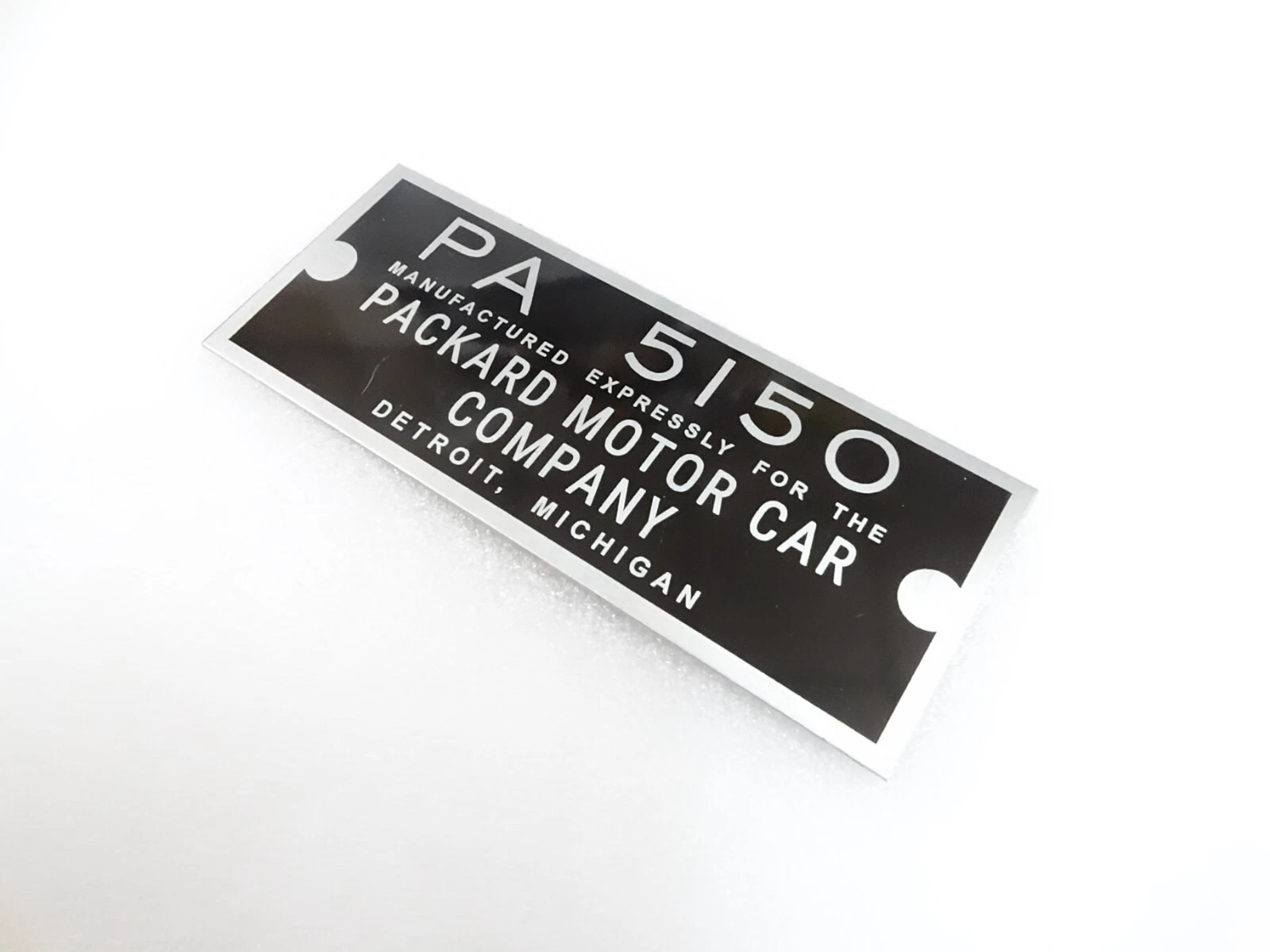 DATA PLATE FOR VINTAGE PACKARD RADIO PLATE #V287-8