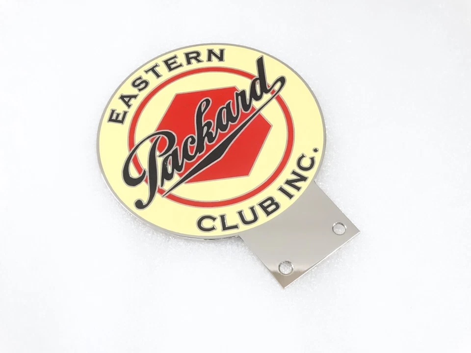 NEW It's free to sell on eBay Not available to Pro sellers Sell one like this Sell something else  Share BRASS METAL BADGE DECAL EMBLEM FOR VINTAGE EASTERN OWNERS PACKARD CLUB CAR GRILL