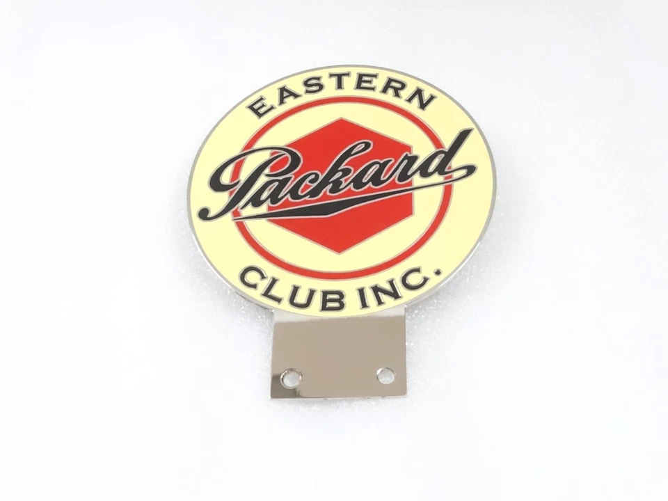 NEW It's free to sell on eBay Not available to Pro sellers Sell one like this Sell something else  Share BRASS METAL BADGE DECAL EMBLEM FOR VINTAGE EASTERN OWNERS PACKARD CLUB CAR GRILL