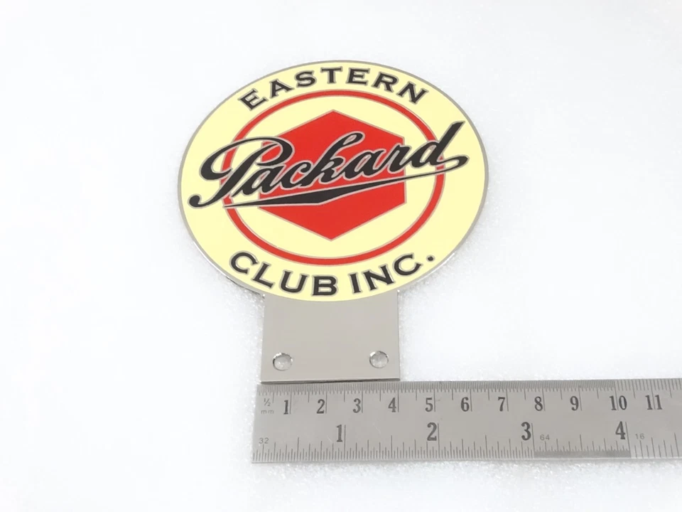 NEW It's free to sell on eBay Not available to Pro sellers Sell one like this Sell something else  Share BRASS METAL BADGE DECAL EMBLEM FOR VINTAGE EASTERN OWNERS PACKARD CLUB CAR GRILL