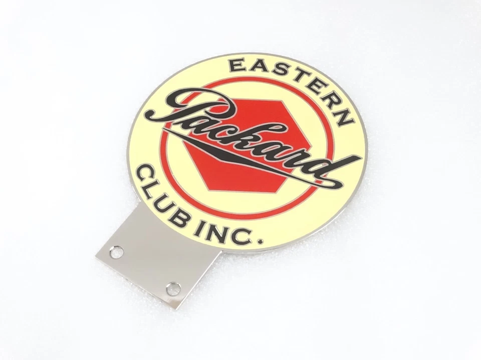 NEW It's free to sell on eBay Not available to Pro sellers Sell one like this Sell something else  Share BRASS METAL BADGE DECAL EMBLEM FOR VINTAGE EASTERN OWNERS PACKARD CLUB CAR GRILL