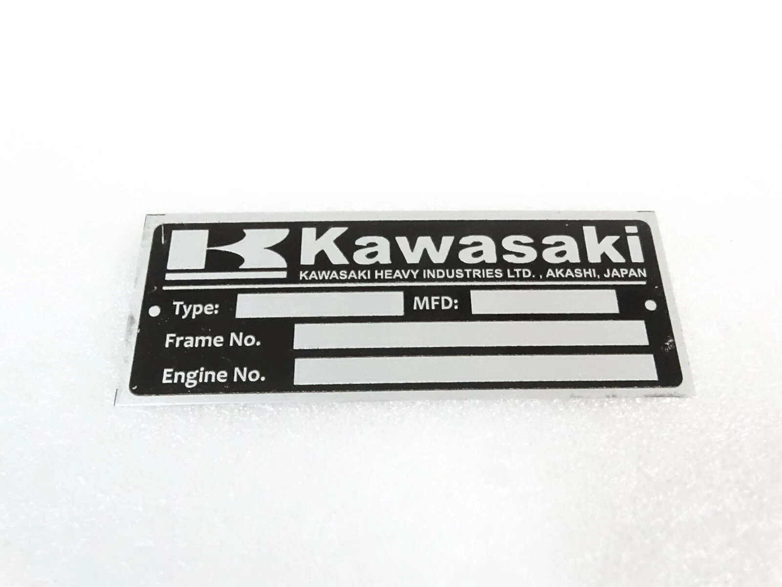For Kawasaki Z1 Z900 Kz900 Z1100 Z1000 Z1300 Z750 Data Plate ID Frame #14B14