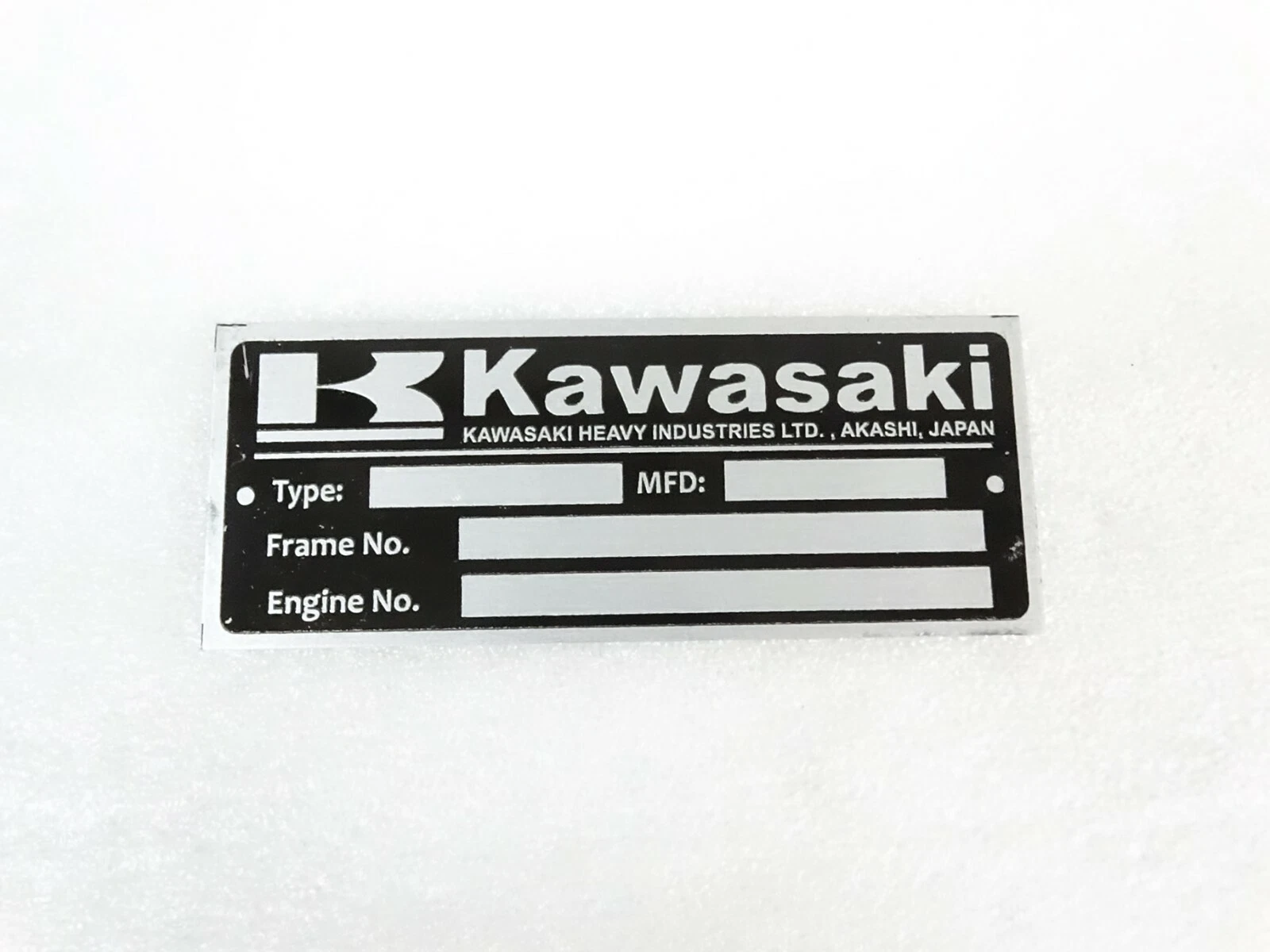 For Kawasaki Z1 Z900 Kz900 Z1100 Z1000 Z1300 Z750 Data Plate ID Frame #14B14