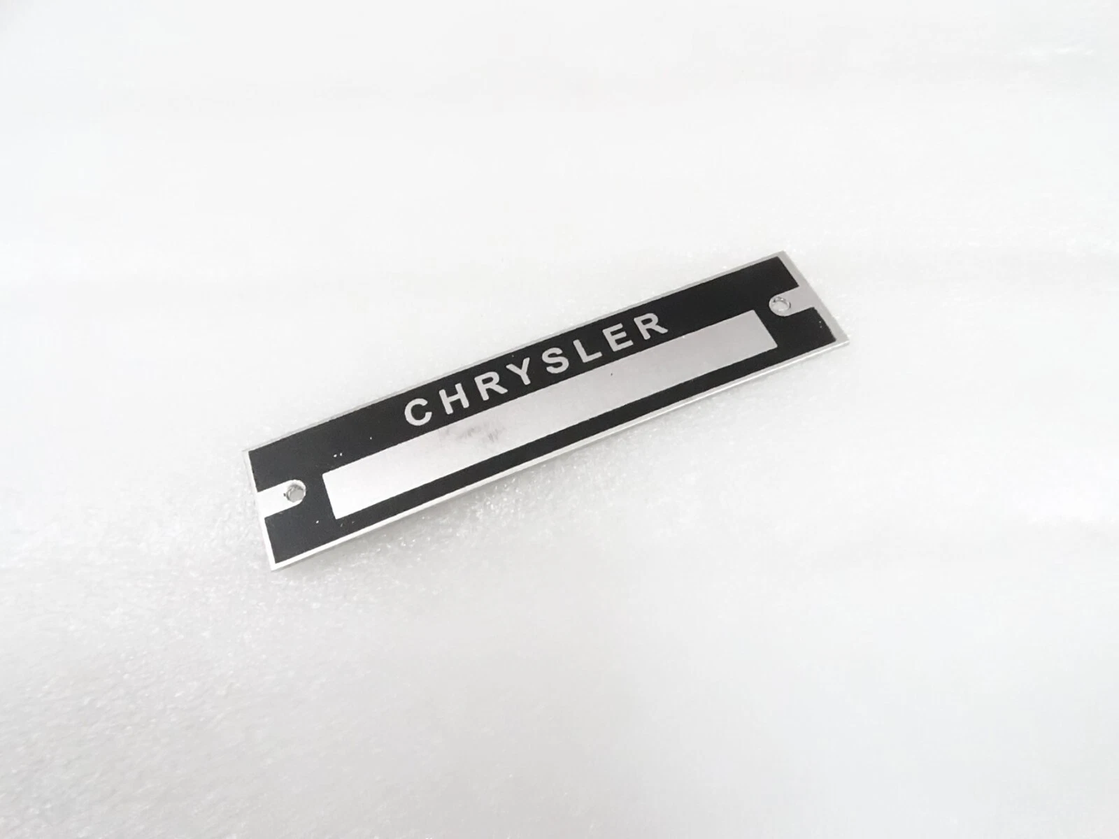 DATA PLATE SERIAL NO ID TAG FITS TO VINATAGE CHRYSLER CAR #25B28