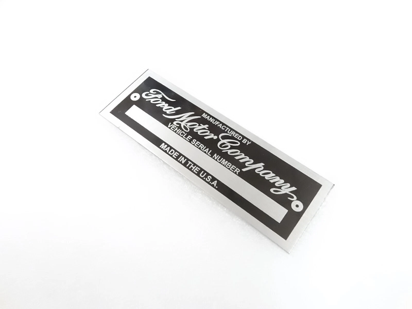 DATA PLATE FOR VINTAGE FORD UNIVERSAL #V286-8