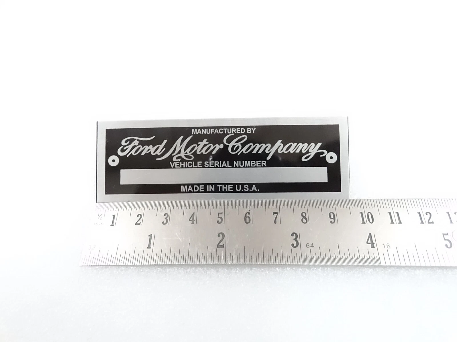 DATA PLATE FOR VINTAGE FORD UNIVERSAL #V286-8