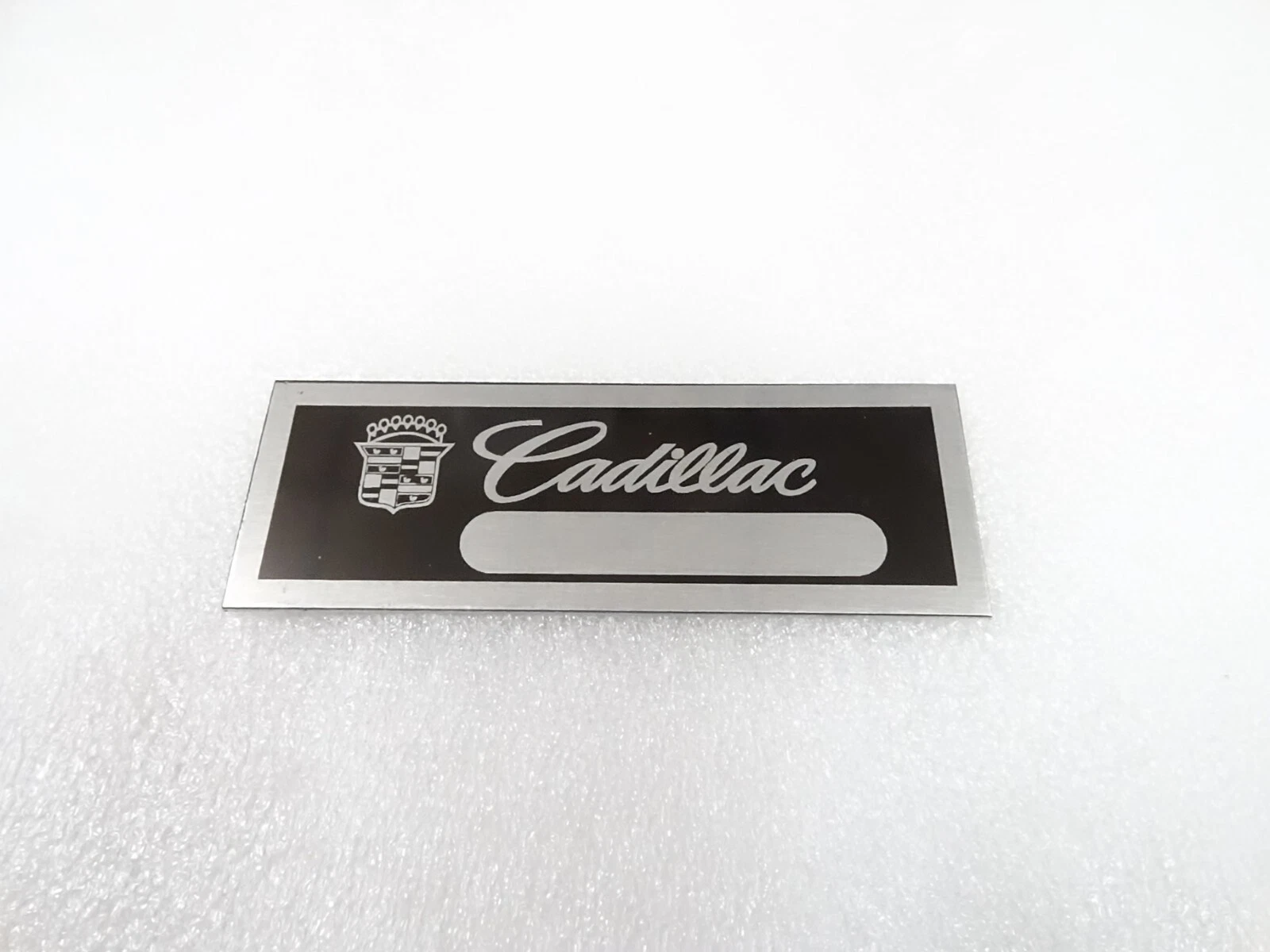 DATA PLATE FOR VINTAGE CADILLAC DOOR JAMS 1940-54 #V278-8