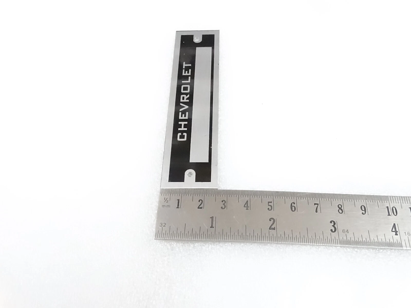 DATA PLATE FOR CHEVROLET HOT ROD STREET CUSTOM #313-8