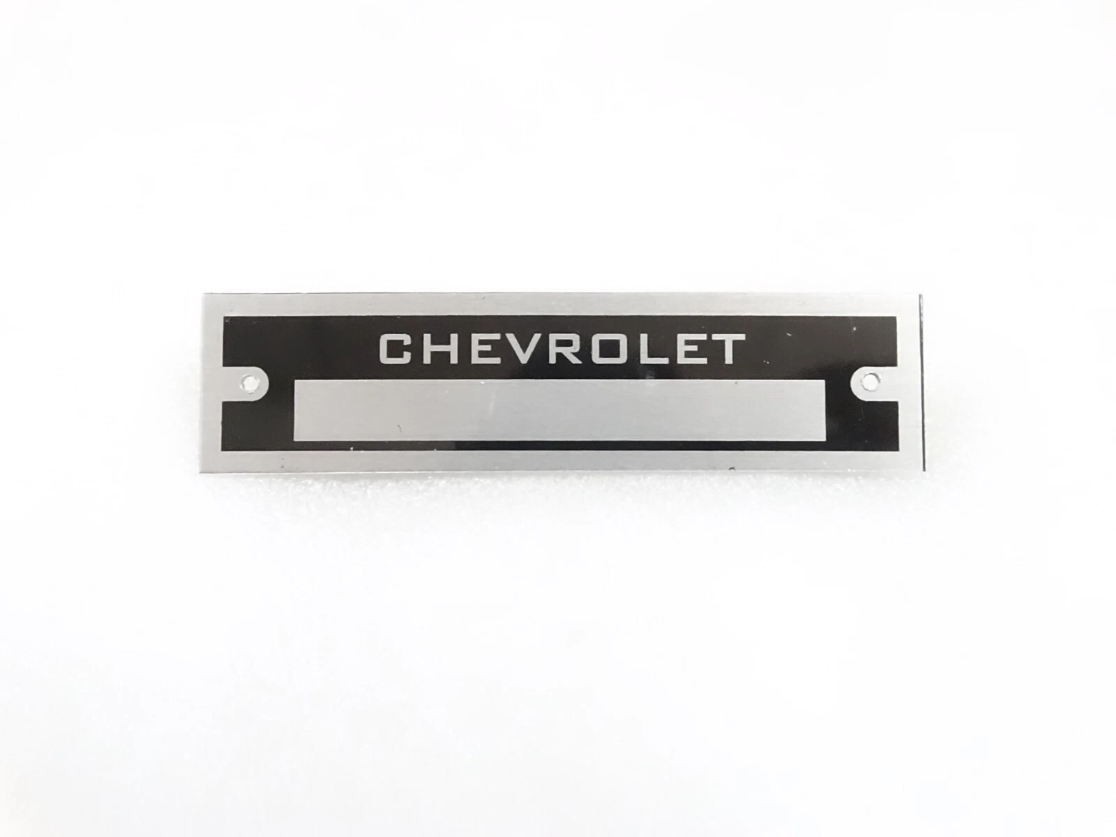 DATA PLATE FOR CHEVROLET HOT ROD STREET CUSTOM #313-8