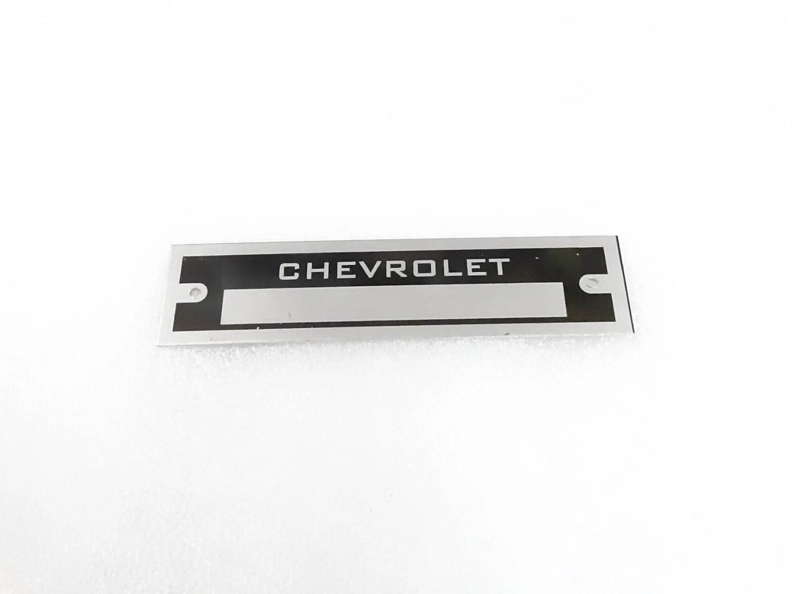 DATA PLATE FOR CHEVROLET HOT ROD STREET CUSTOM #313-8