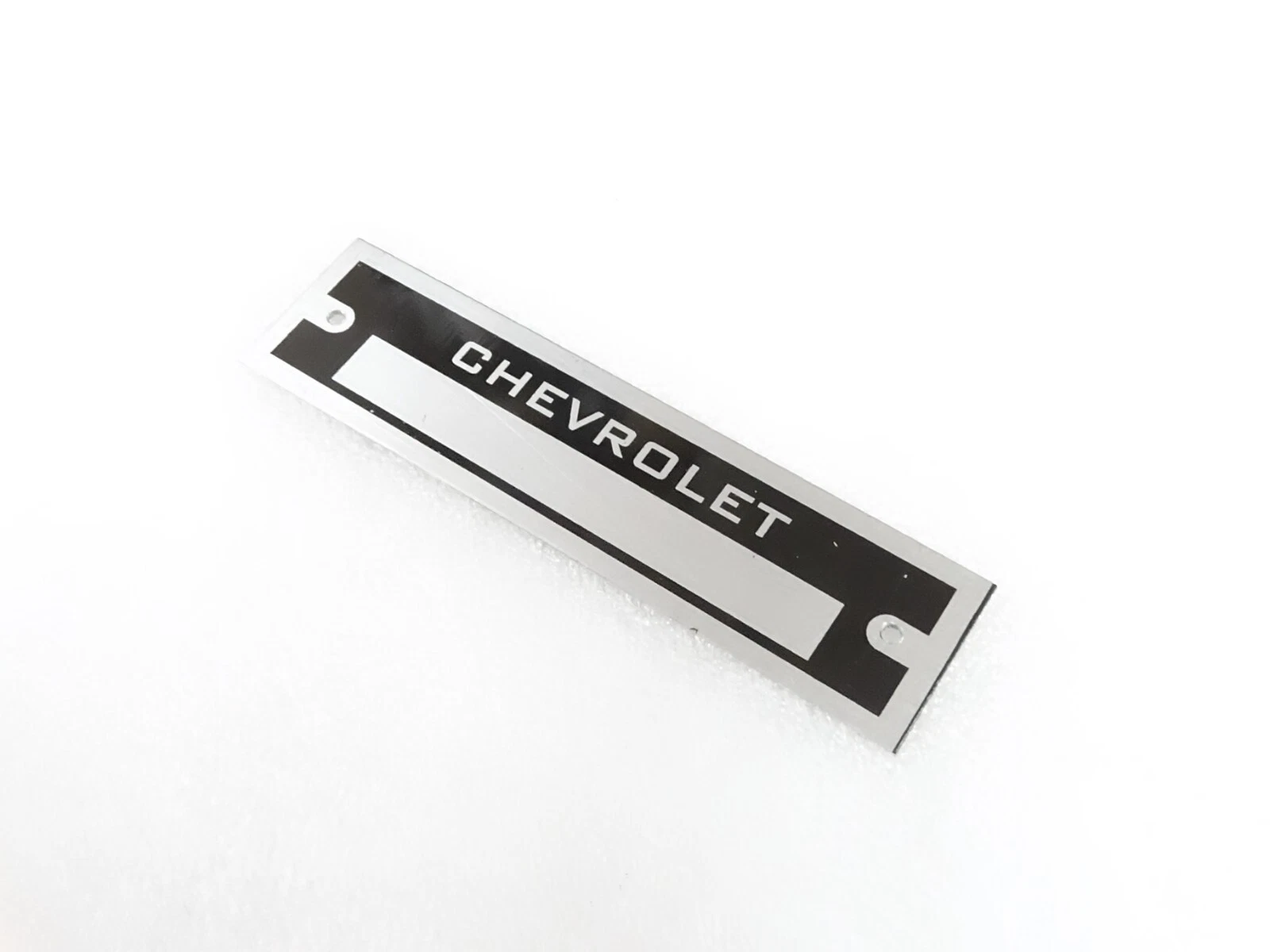 DATA PLATE FOR CHEVROLET HOT ROD STREET CUSTOM #313-8