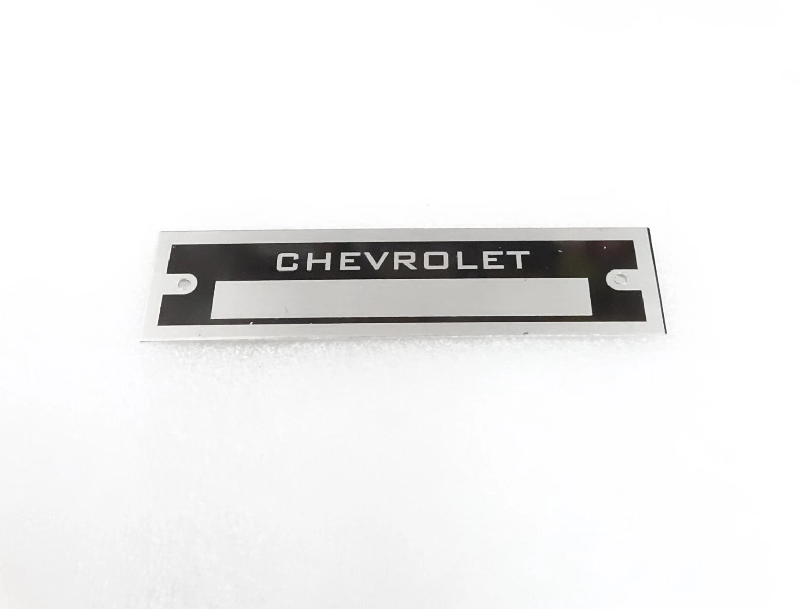 DATA PLATE FOR CHEVROLET HOT ROD STREET CUSTOM #313-8