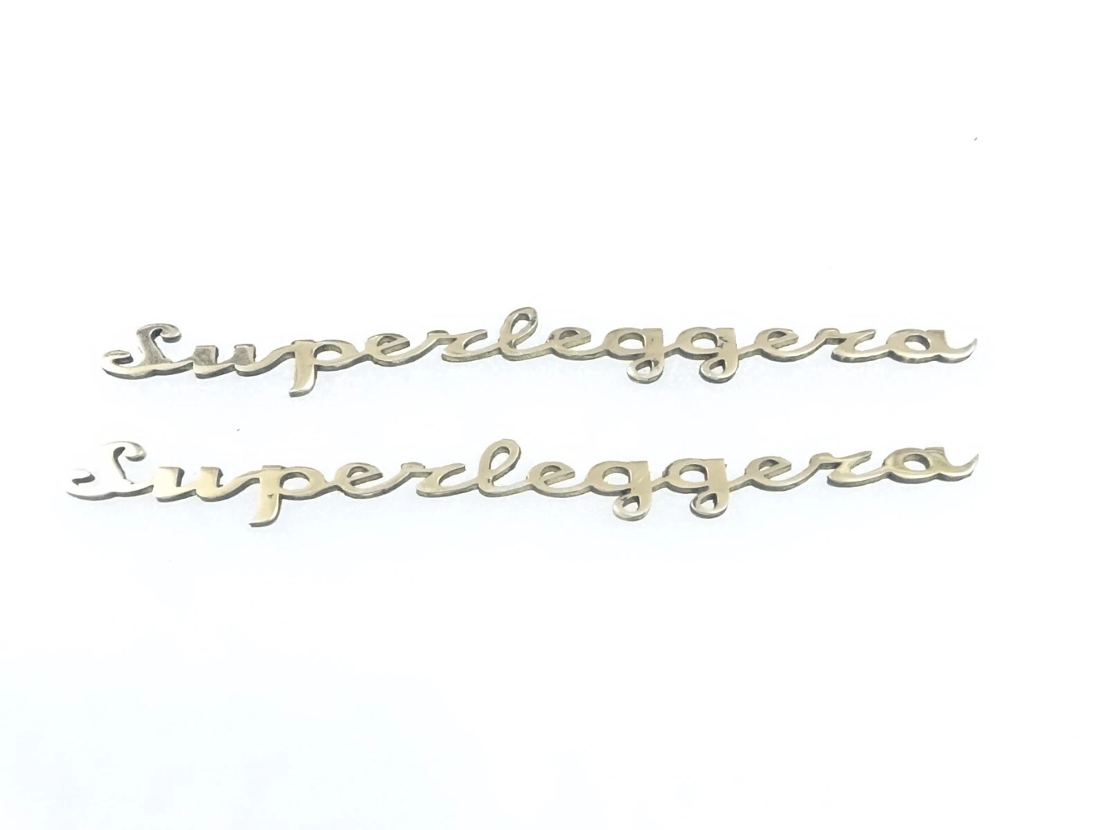 NEW It's free to sell on eBay Not available to Pro sellers Sell one like this Sell something else  Share SET OF BRASS MADE BADGES EMBLEMS FITS VINTAGE ASTON MARTIN SUPERLEGGERA #V229-7