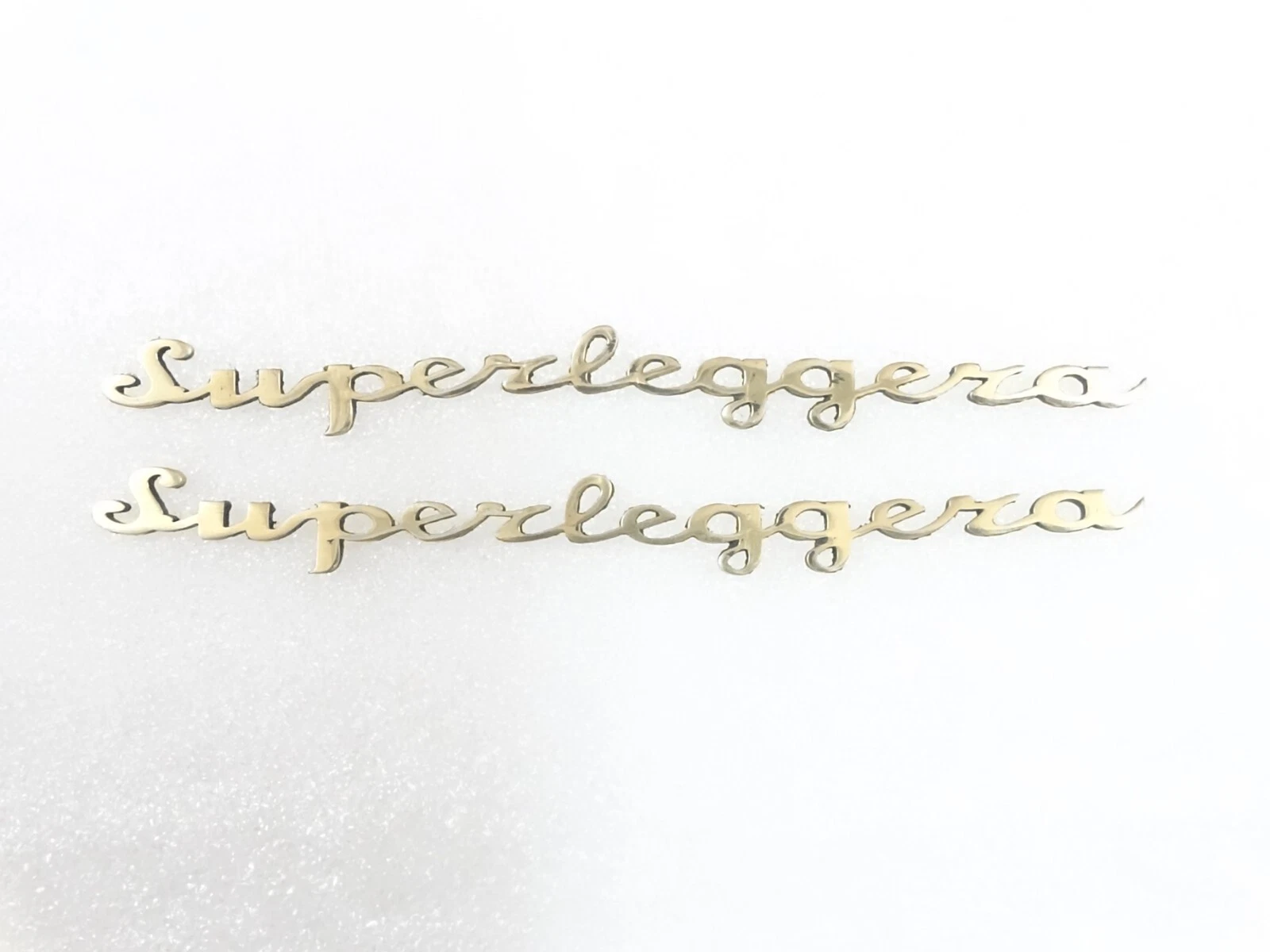 NEW It's free to sell on eBay Not available to Pro sellers Sell one like this Sell something else  Share SET OF BRASS MADE BADGES EMBLEMS FITS VINTAGE ASTON MARTIN SUPERLEGGERA #V229-7