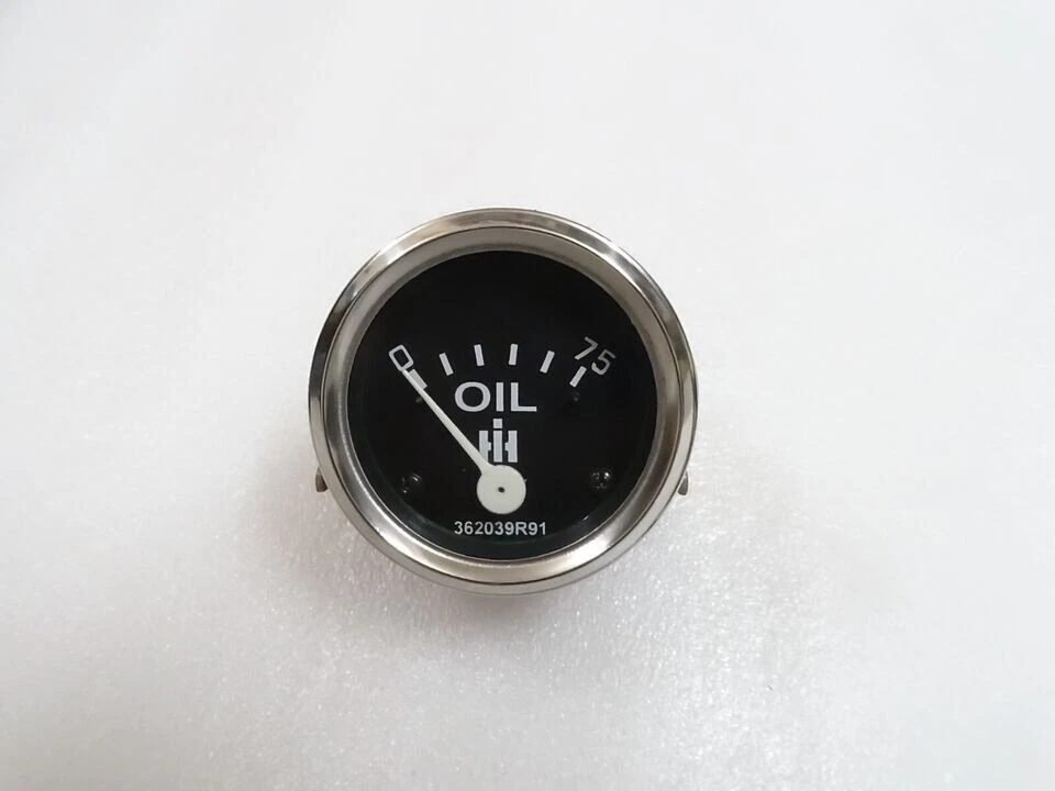 IH Farmall Oil Pressure Gauge Fits 240 340 300 330 350 400 450 T5 TD-5 #13-7