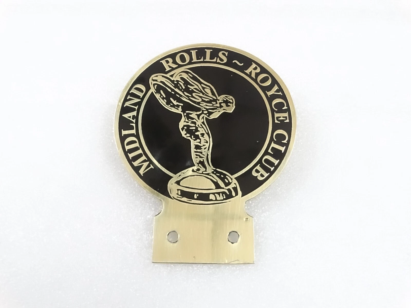 BRASS FRONT GRILL RADIATOR BADGE FOR VINTAGE ROLLS ROYCE #247-7