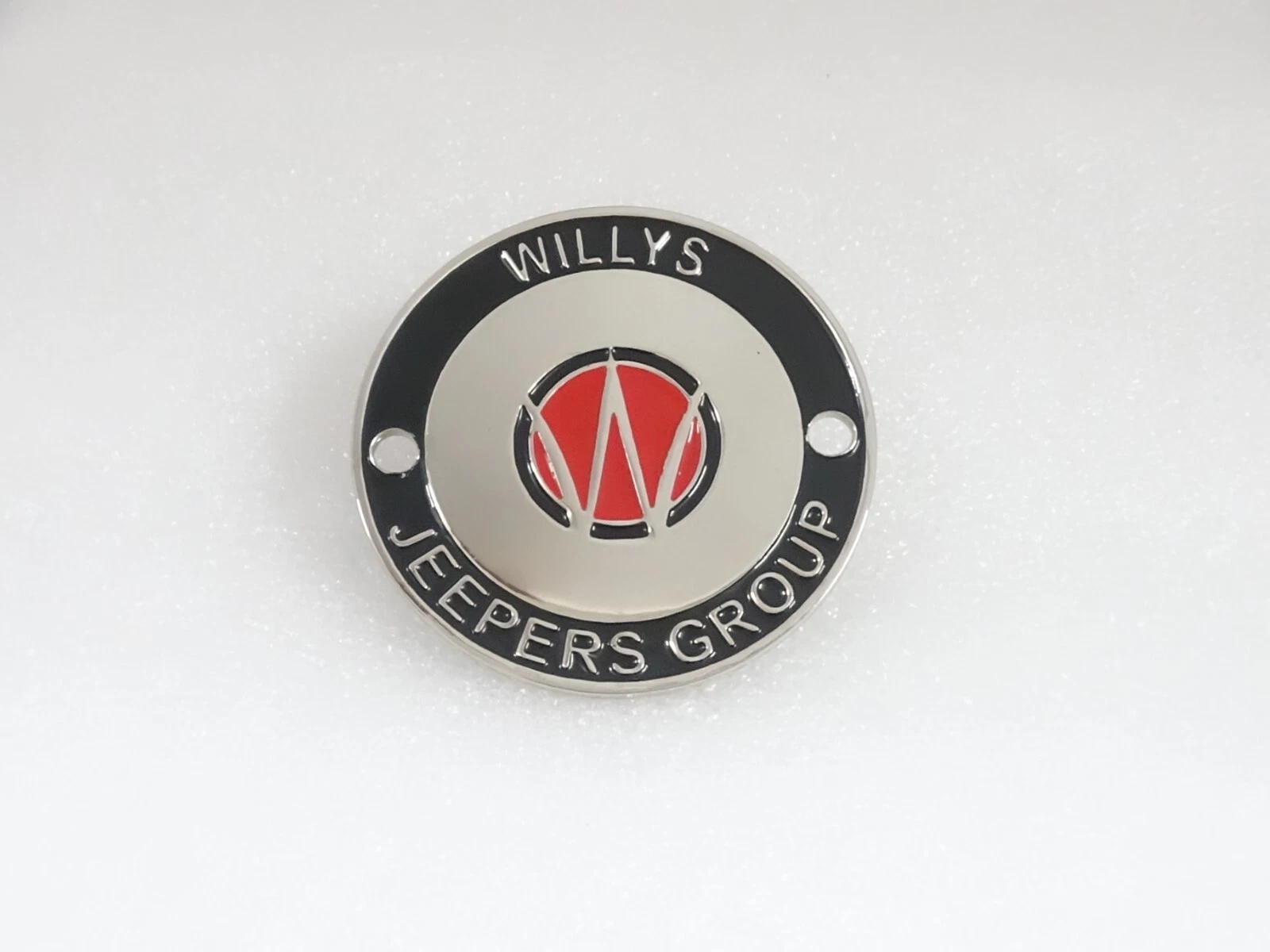 BADGE EMBLEM MONOGRAM FOR VINTAGE WILLYS JEEPERS GROUP #V343-8