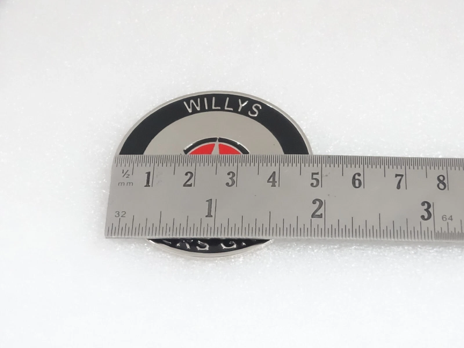 BADGE EMBLEM MONOGRAM FOR VINTAGE WILLYS JEEPERS GROUP #V343-8