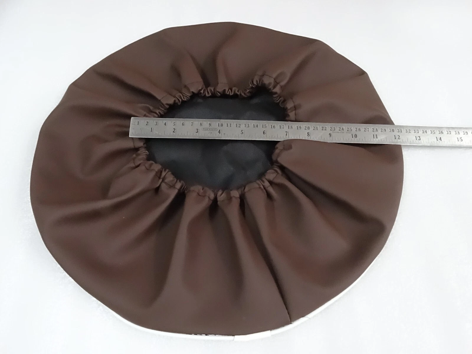 For Vespa 25.4cm Spare Wheel Brown Cover With Front Pocket #14C21
