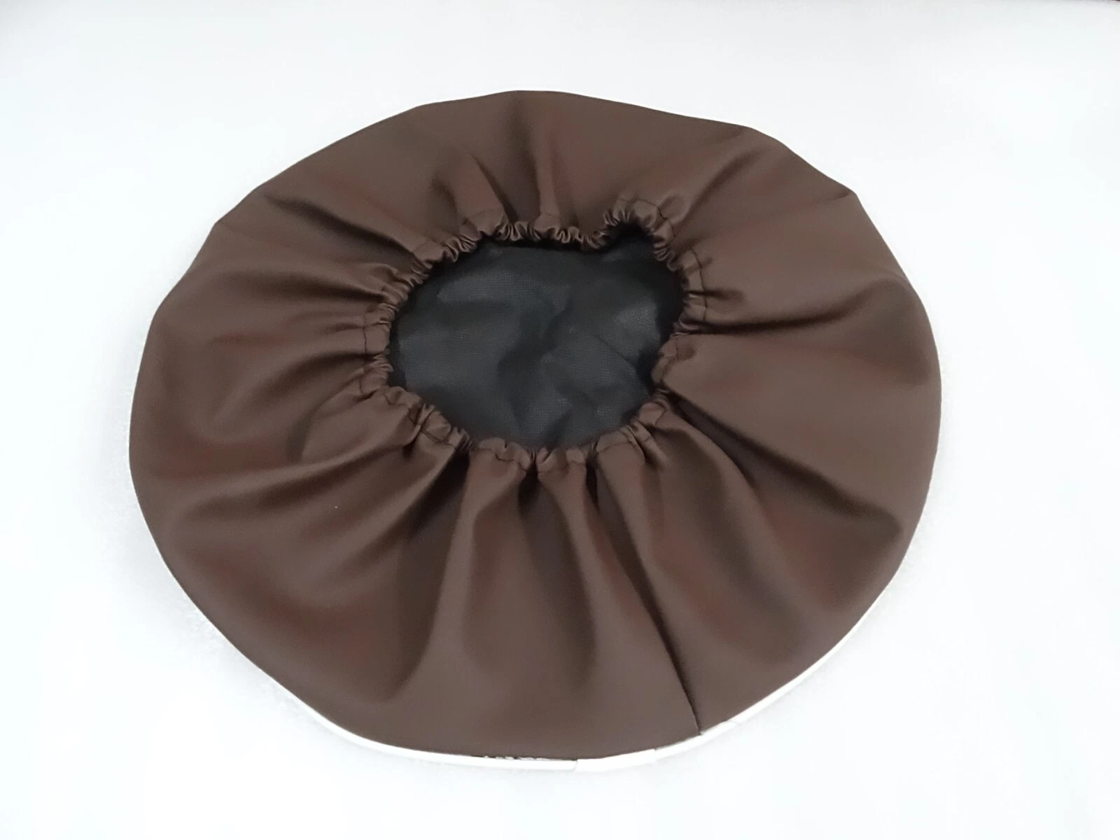 For Vespa 25.4cm Spare Wheel Brown Cover With Front Pocket #14C21