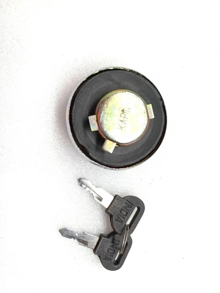 Lockable Fuel Tank Cap Chrome Plated With 2 Keys For Massey Ferguson Tractors