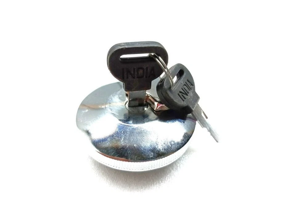Lockable Fuel Tank Cap Chrome Plated With 2 Keys For Massey Ferguson Tractors