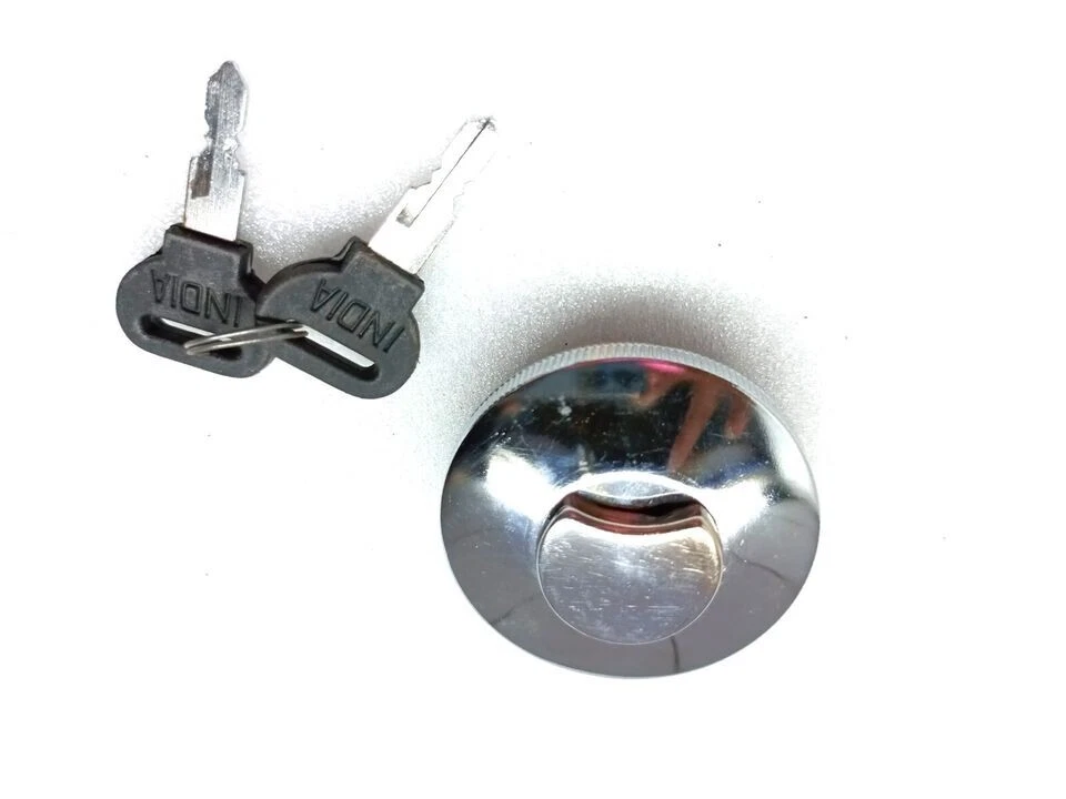 Lockable Fuel Tank Cap Chrome Plated With 2 Keys For Massey Ferguson Tractors
