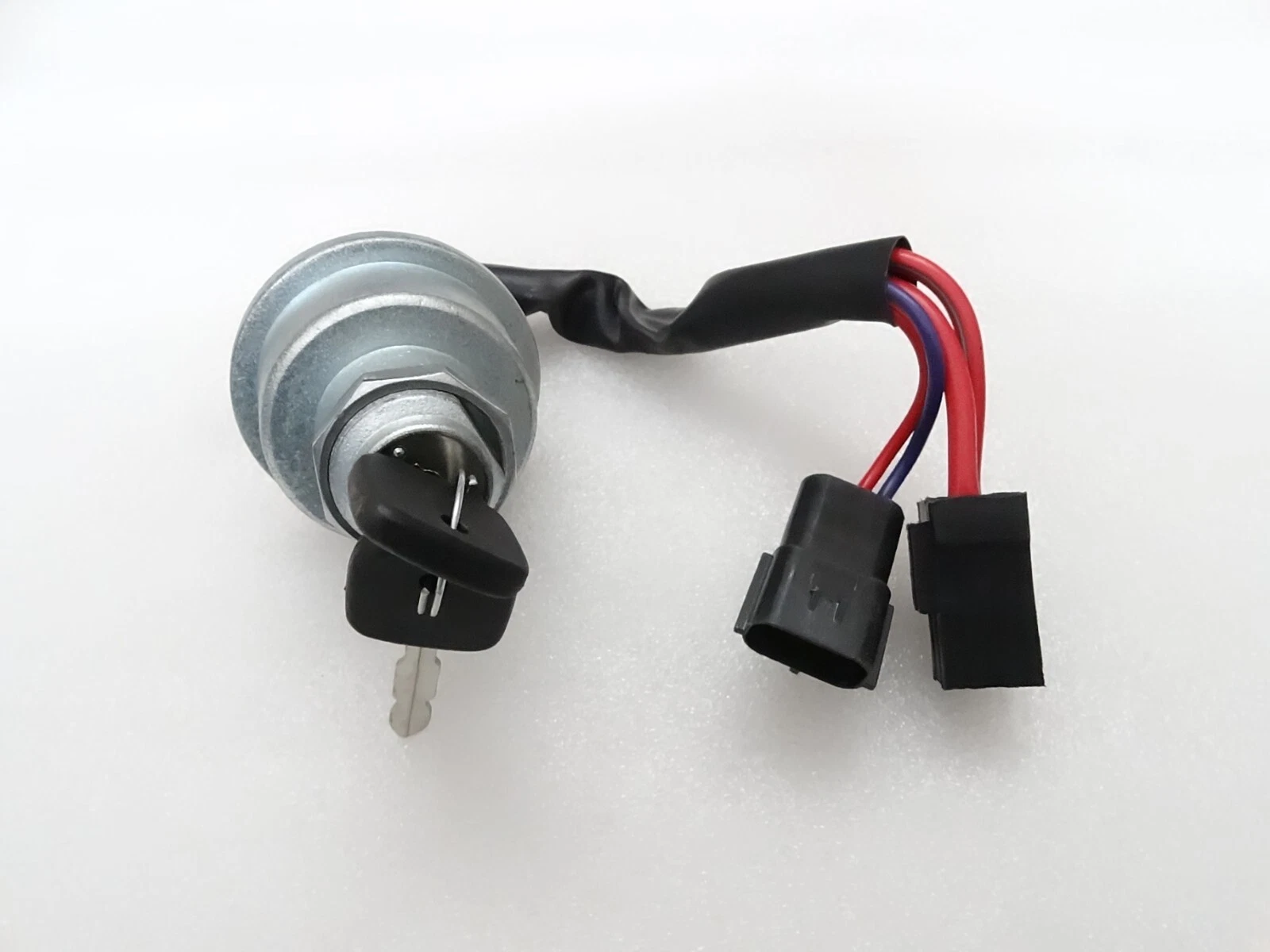 For John Deere Tractor Ignition Switch 3 Way 2 Keys Wire With Coupling #15A10