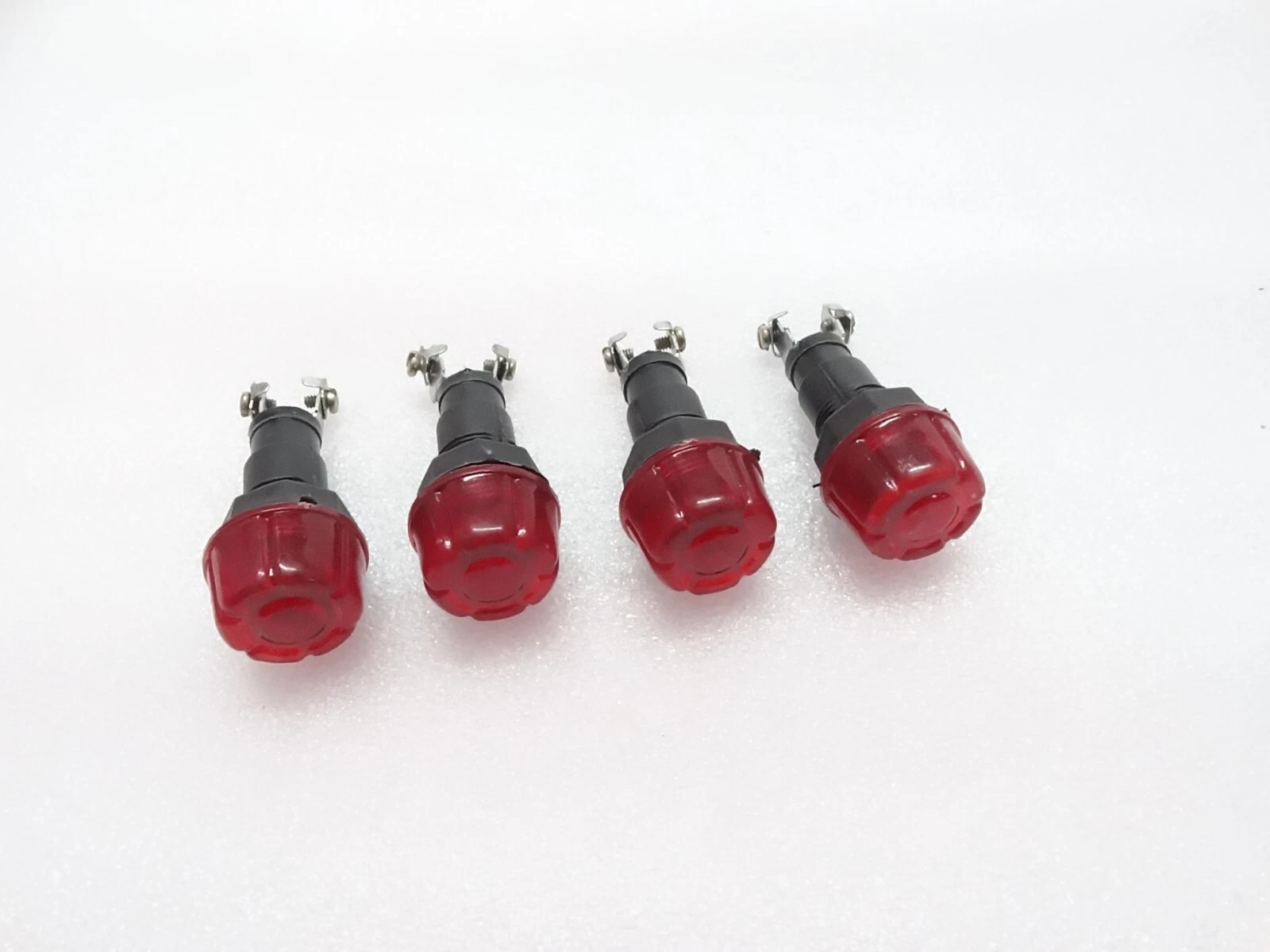 4x RED DASH CHARGING WARNING LIGHT LAMP 12V (Without Bulb) FITS Massey Ferguson