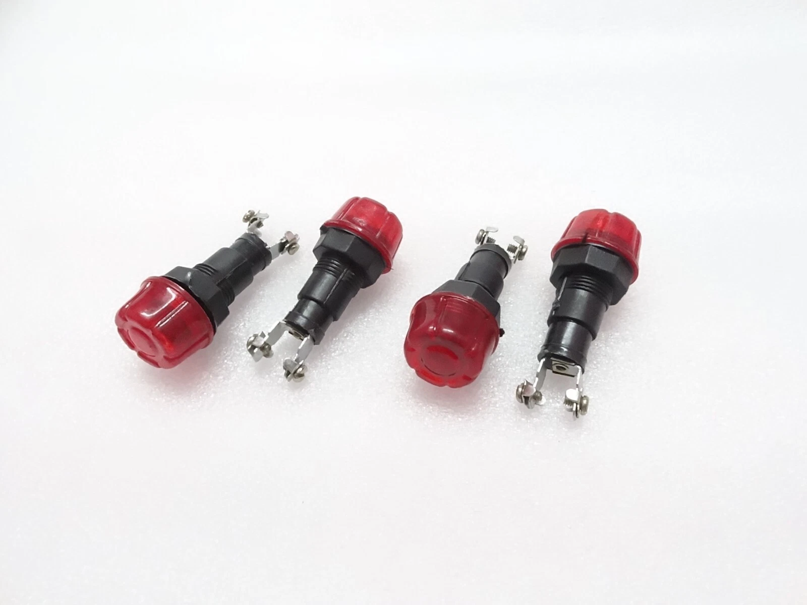4x RED DASH CHARGING WARNING LIGHT LAMP 12V (Without Bulb) FITS Massey Ferguson