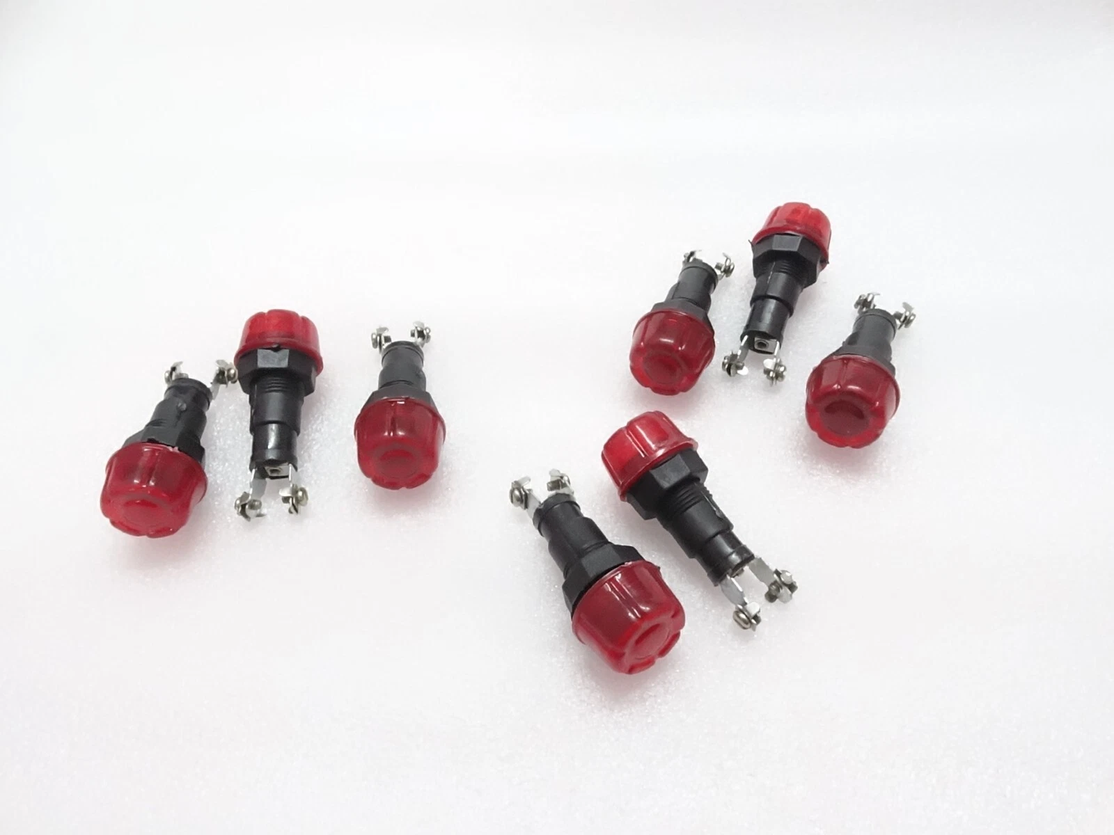 8x RED DASH CHARGING WARNING LIGHT LAMP 12V (Without Bulb) FITS Massey Ferguson